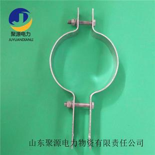 双金长抱箍杆RUL用紧固件耐张线夹悬垂线夹电力尾具镀锌热抱箍