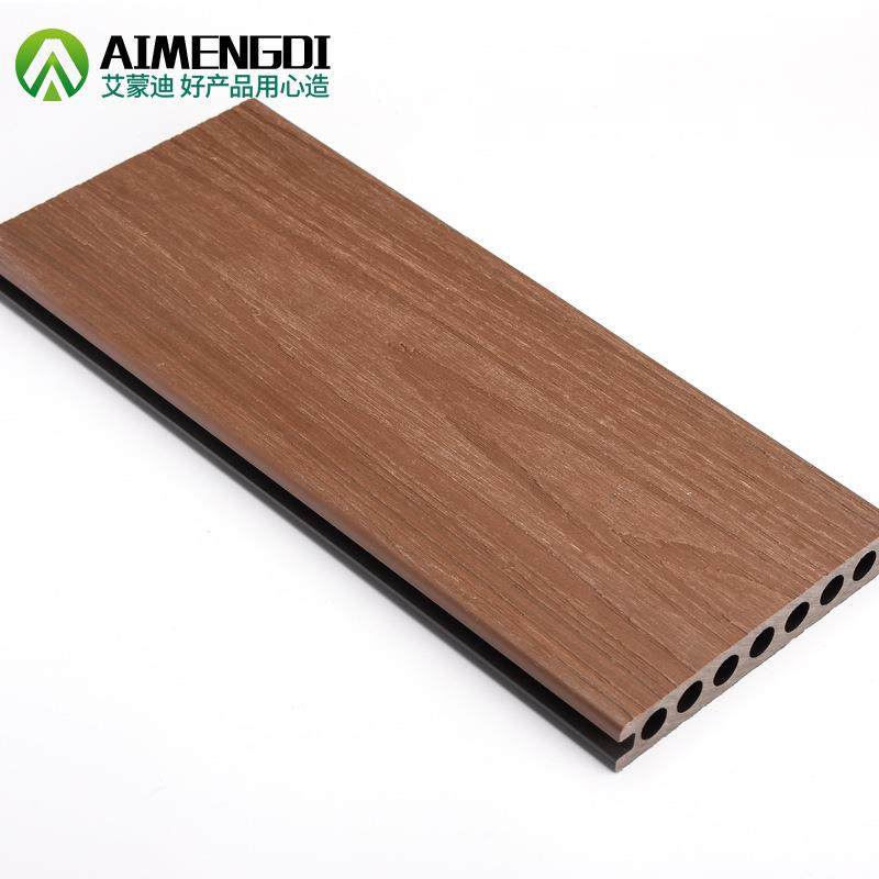 共挤塑二木地板外塑拼接地板圆孔园木林景户观代共挤地板001a144*