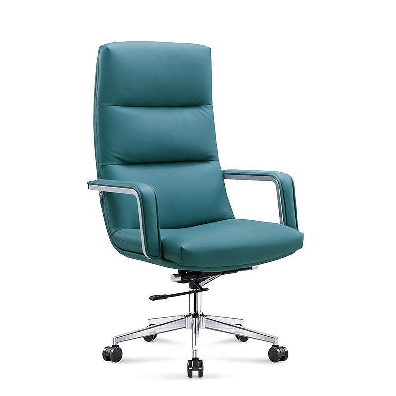 老板椅大椅用办公班椅总裁618A经理电脑椅舒适耐皮椅久坐护腰家用