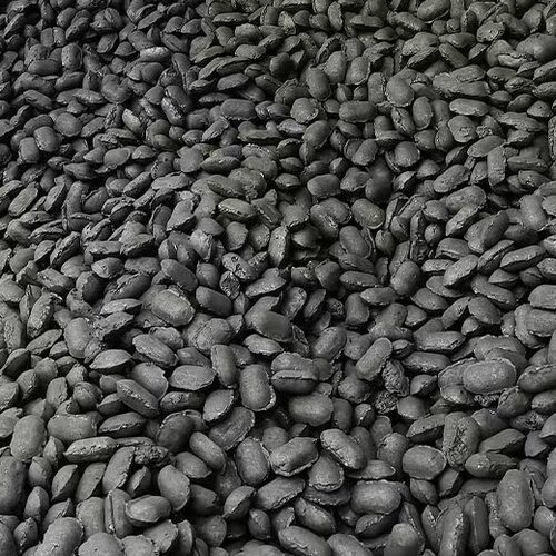 工业硅冶炼专用密闭电极糊飞碟圆柱形鹅蛋电极糊厂家出口