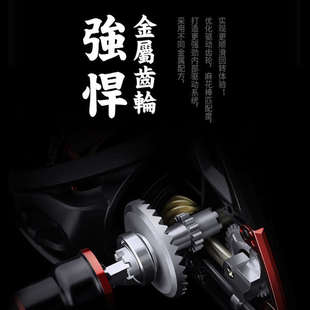 纺车轮大物全金属渔线轮路亚金属专用抛海杆海竿轮筏钓远投钓鱼轮