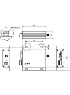 泽耀2w大功率远距离工业级LoRa无线数传电台RS485/232支持Modbus