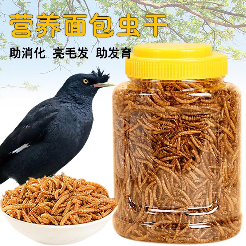 面包虫干黄粉虫干仓鼠用品粮食零食刺猬鱼鸟饲料龟粮鸟食