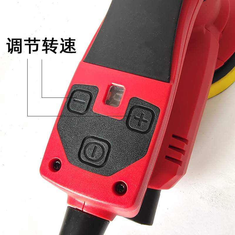 220v 350W 电动砂纸机6寸干磨机无碳刷干磨头汽车腻子无尘打磨机