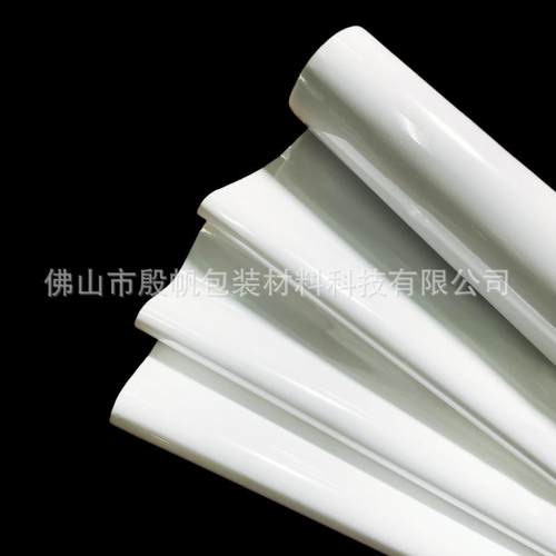 白色粉箔亮白哑白颜料箔PPABS塑胶纸张通用烫金纸