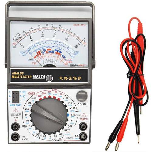 多用电表MF47A蜂鸣电工万用表指针式多用表万用电表物理教学仪器