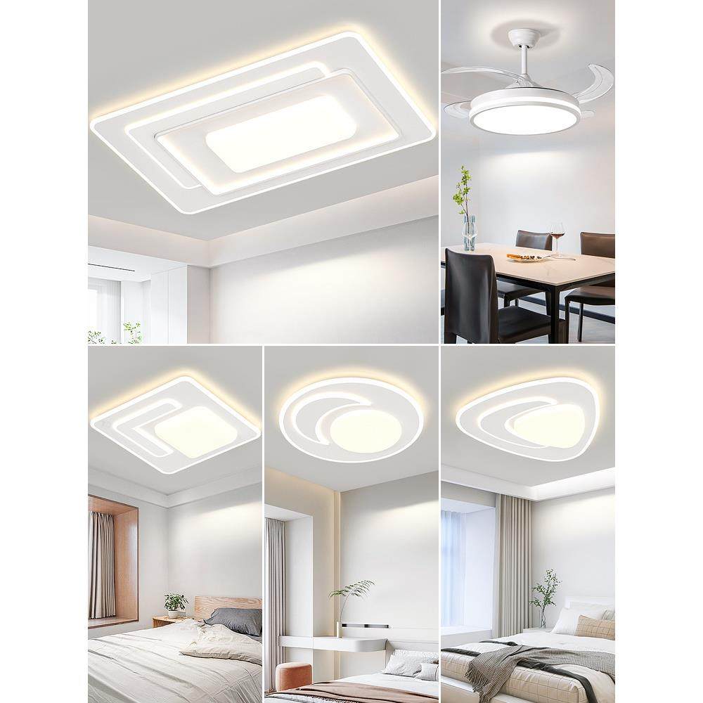 全光谱卧室灯主卧2024新款led房间吸顶灯简约现代超薄极简客厅灯