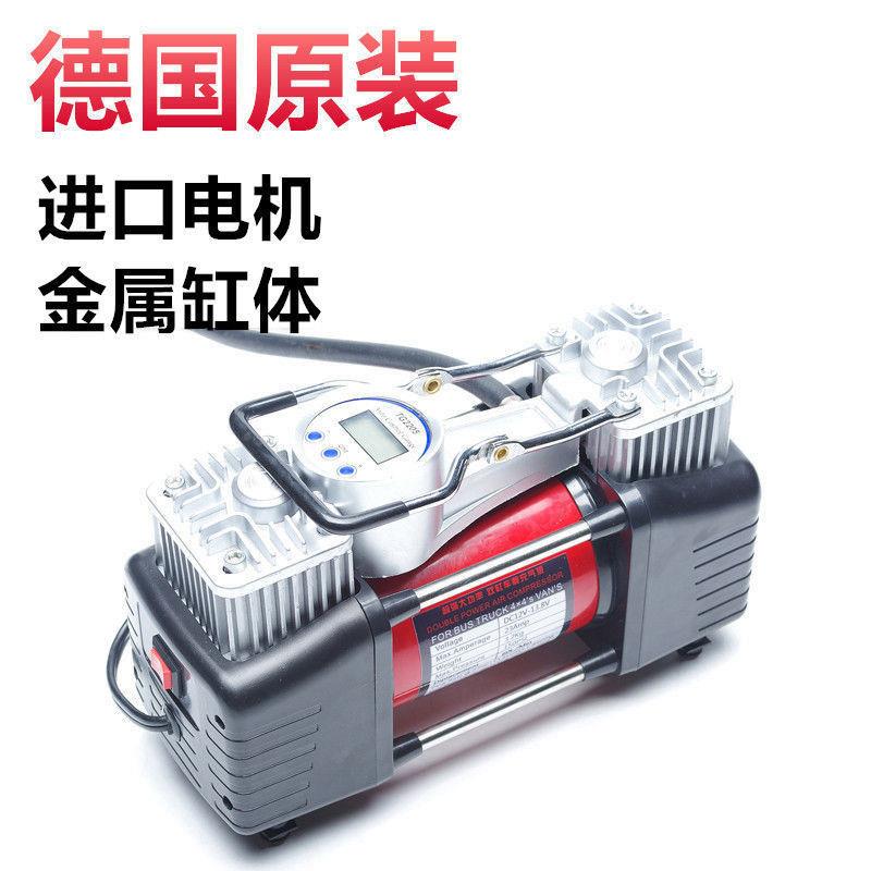 12v车打载u充气泵双缸汽用气小轿车sv1多功能德国高压大车功率加