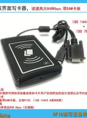 ACR1281SACR1281S-C1RS22串口双界I面读写器感应C读卡3CPU卡高频