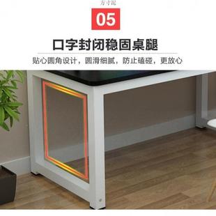 简约生写字现代简易AHY多小桌子一件 角学电圆脑桌家用用办公台式