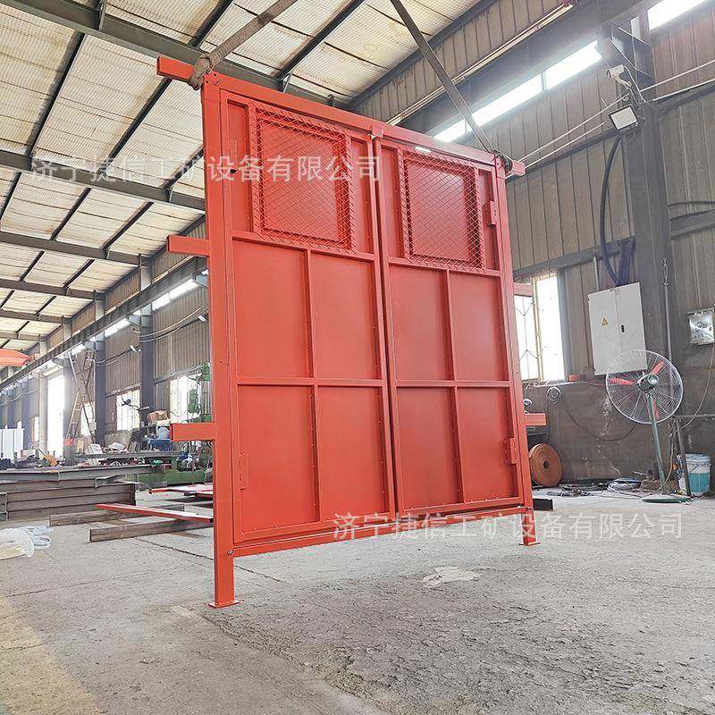 矿用防火栅栏井下变电门站火两防火栅栏用门MFHSL1.*1.8m弧形对开