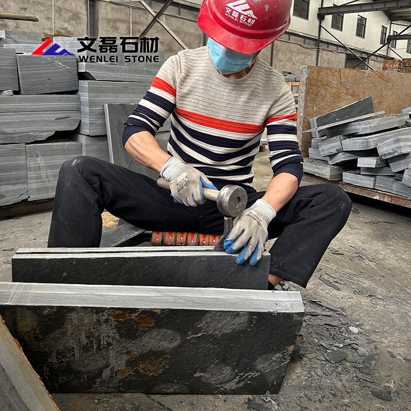 户外庭院地铺青石文化石踏步石