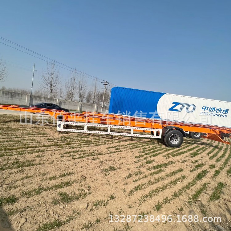 骨架车 重型骨架箱式半挂车 轻型骨架半挂车 小鹅颈骨架