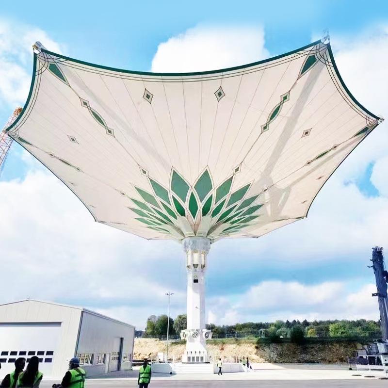 头厂源460家雨膜结构景观棚公园广场张拉膜结构景观棚膜遮阳棚棚