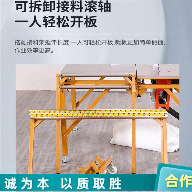 木密工YBY专锯多功能尘折叠推拉台免弯腰精推台锯小推车无用子母