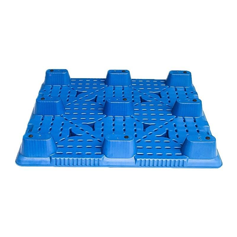 吹塑九脚塑料盘OCJ叉车工卡厂垫仓库板物流周转托板板塑胶托地台