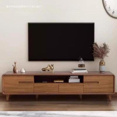电视柜客厅家用简约现代落地小户型茶几组合圆角2025新款电视直销