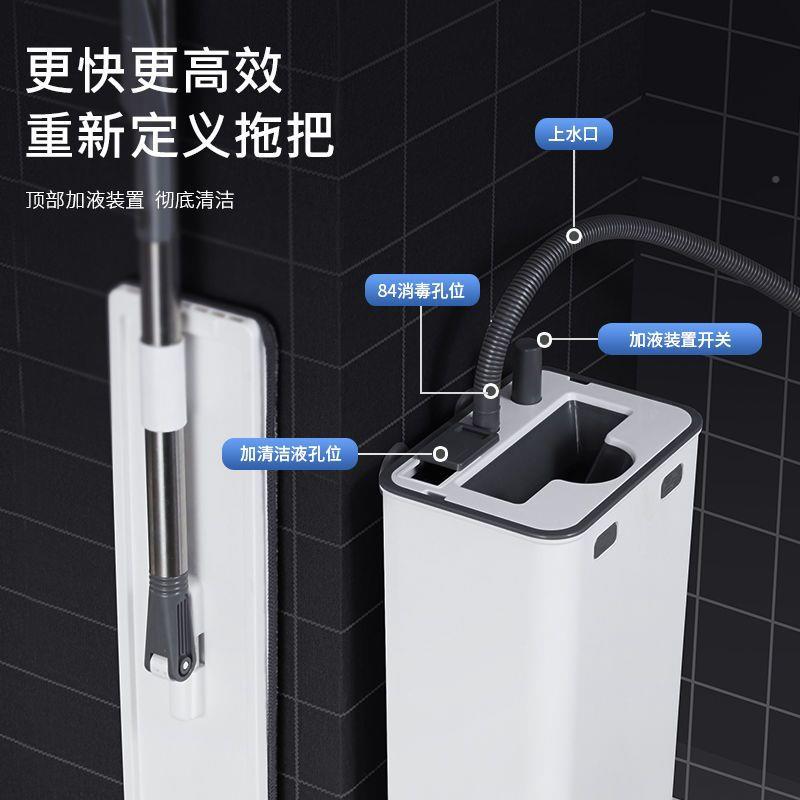 免50板CM手洗拖EYM把家乐用刮刮拖把桶一拖净懒人平加厚拖赵周