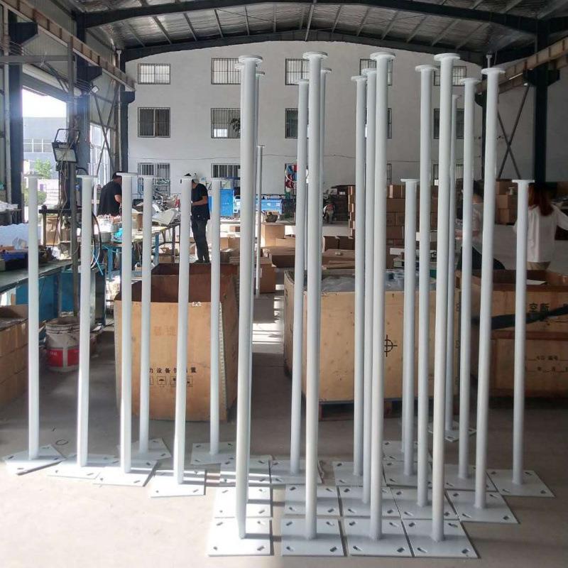 厂架家风风力发机杆子展示塔370架电镀锌不锈钢管机
