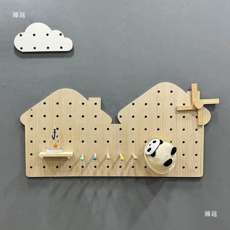发实003童木洞板造幼儿园儿房玄关墙面入户隔板洞收纳架墙壁展示,住宅家具,搁板/置物架/家用陈列架,淘宝优惠券,粉丝福利购,淘宝优惠卷