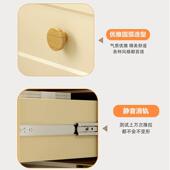 艺CTG 01五斗柜奶油家用钢卧铁室床风头床尾柜多巴胺抽屉柜制客厅