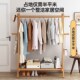 挂衣架卧室落地式 衣架实木家用衣帽架室内多功能衣服置物架晾衣架
