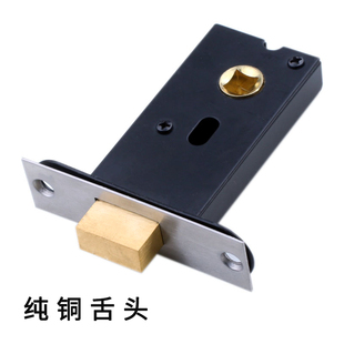 公共卫生间门锁锁舌无钥匙洗手间浴室锁厕所门锁红绿指示隔断门锁