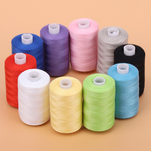 家用手缝线手工针线彩色缝衣线修补衣服线细线涤纶线宝塔线黑白线