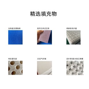 可拆洗床垫礼恩派爱可扣弹簧软硬调节0胶环保1.8乳胶厚记忆棉LFK
