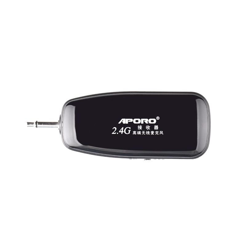 APORO 2.4G无线麦克风 头戴式 领夹式 发射器接收器 话筒耳麦配件