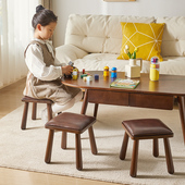 实木凳子家用小型方凳客厅板凳圆凳茶几凳矮凳结实木凳儿童软包凳