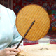 手工竹编扇子大漆古风青蓖扇麈尾团扇圆形复古夏季 纳凉蒲扇芭蕉扇