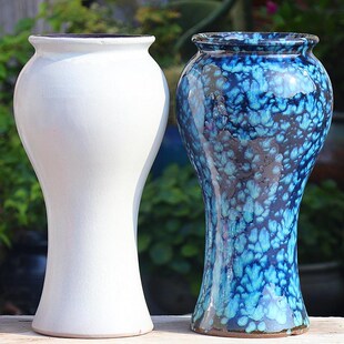 九尾狐专用花盆悬崖透气简约粗陶多肉陶瓷细高庭院特惠大号鱼尾盆