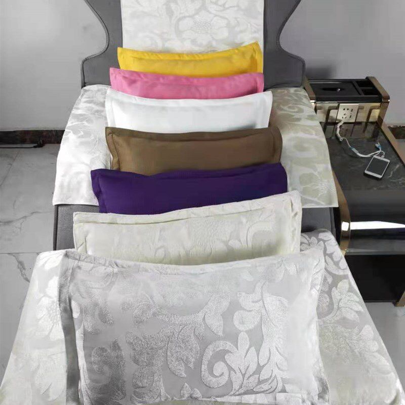 足疗按摩床枕头枕芯洗浴推拿枕套足浴养生长方形美容桑拿沙发靠枕图片