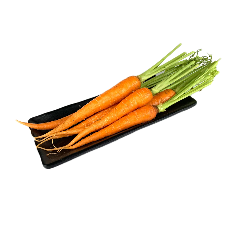 生吃沙拉食材新鲜去叶手指胡萝卜