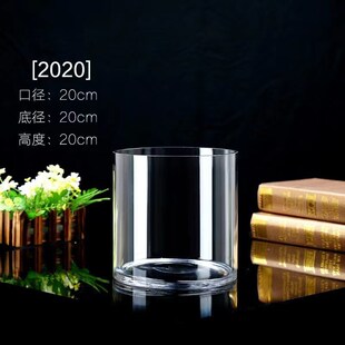 速发直筒透明件瓶简约玻璃花瓶家摆装饰品花器居花工艺品水培花瓶