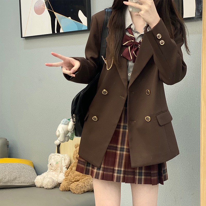 速发【预约】 双排扣 服/夏和日风铃/西JK制服西式