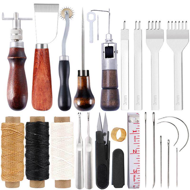 现货手工皮具制作工具o diy皮革工具套装菱斩手工冲子手工制作皮