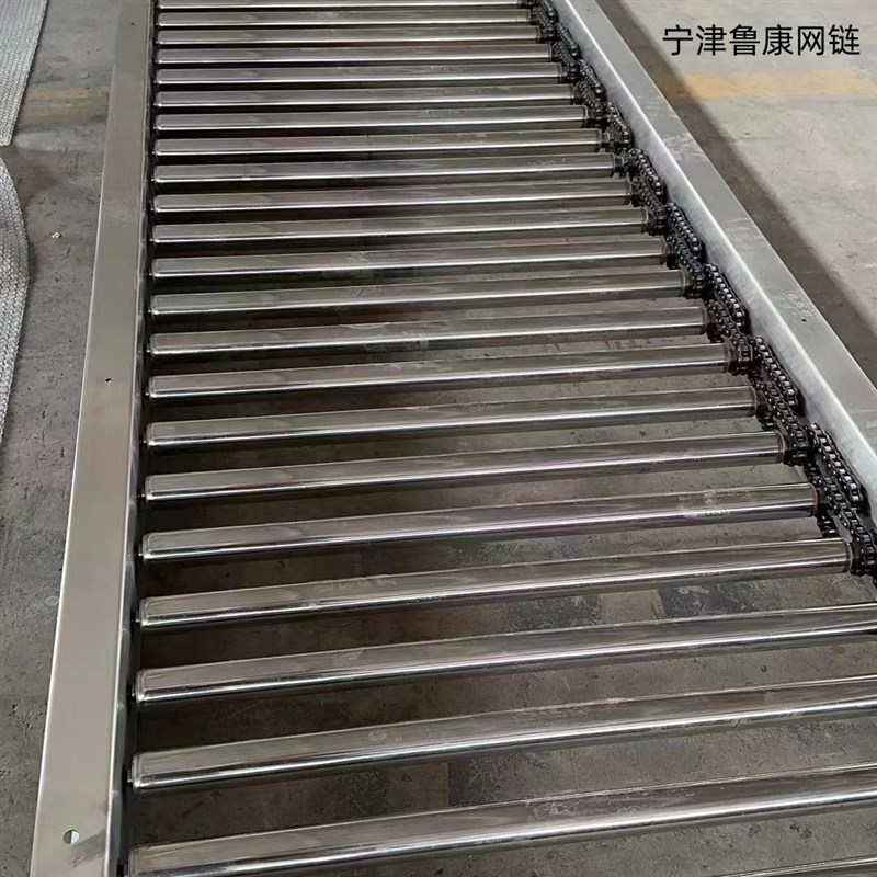 速发滚筒输送机无动力滚筒输送架承重强装卸动力托辊滚筒线传送机