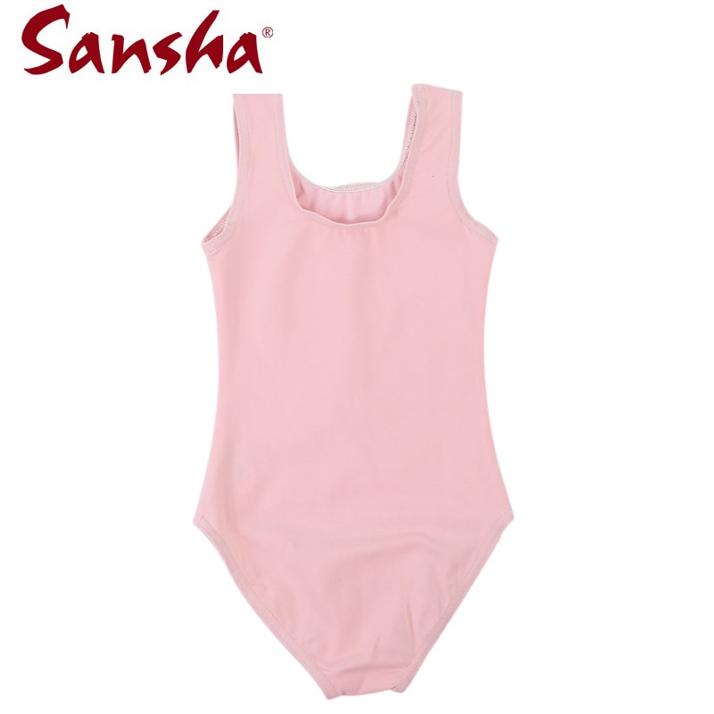 速发Sasha儿童芭蕾舞蹈服 圆领 背心连体练功服有全内衬