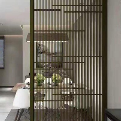 速发门中式实木屏风隔断墙客厅镂栏花格玄关栅空仿古新窗格栅入户