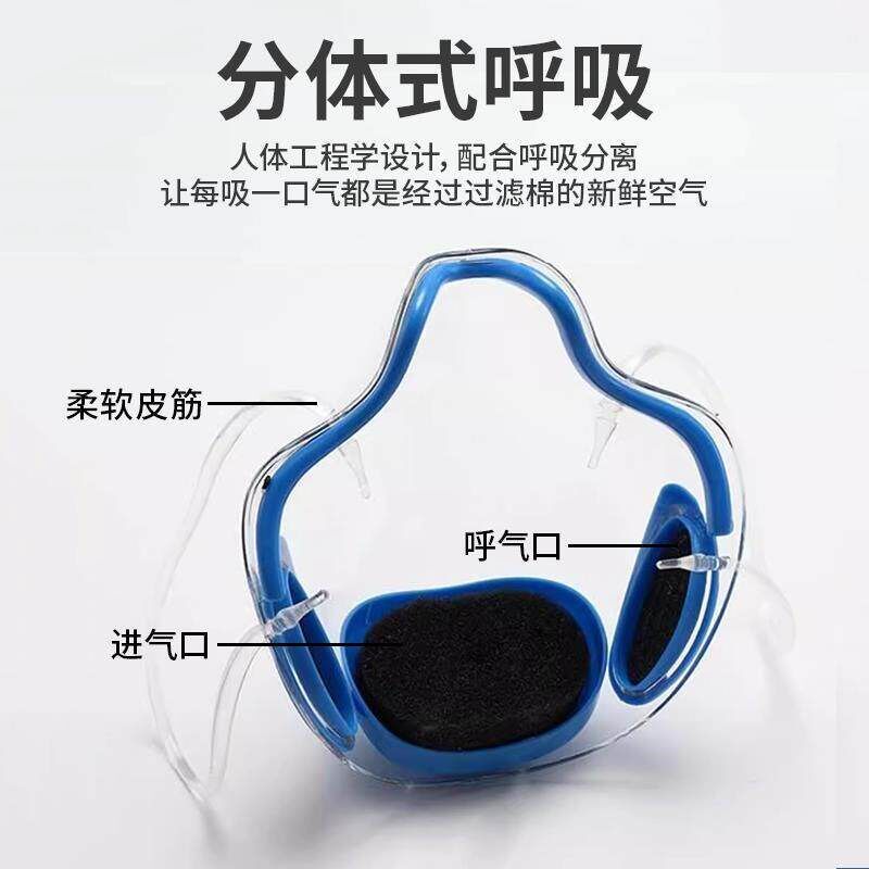 速发面具喷漆专用防护防尘面罩防工业粉尘全脸护面罩喷塑头罩