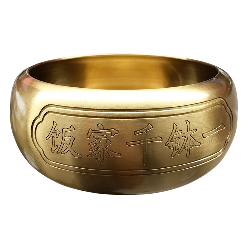 现货速发佛具用品禅修用品法器僧侣餐具钵袋钵刷和尚化缘碗纯铜一