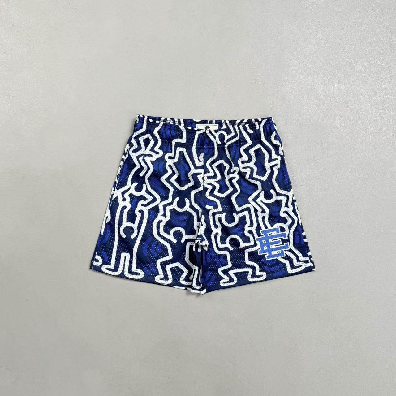thumbnail for Europe and America EE shorts 25SS men's and women's couples versatile high street casual shorts
