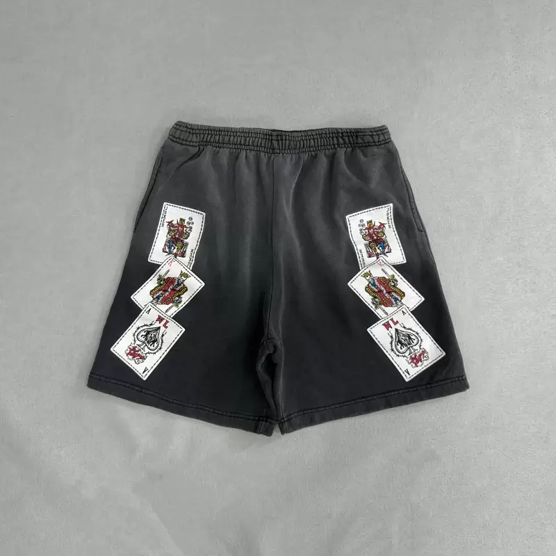 Warren Lotas Playing Cards Shorts Black