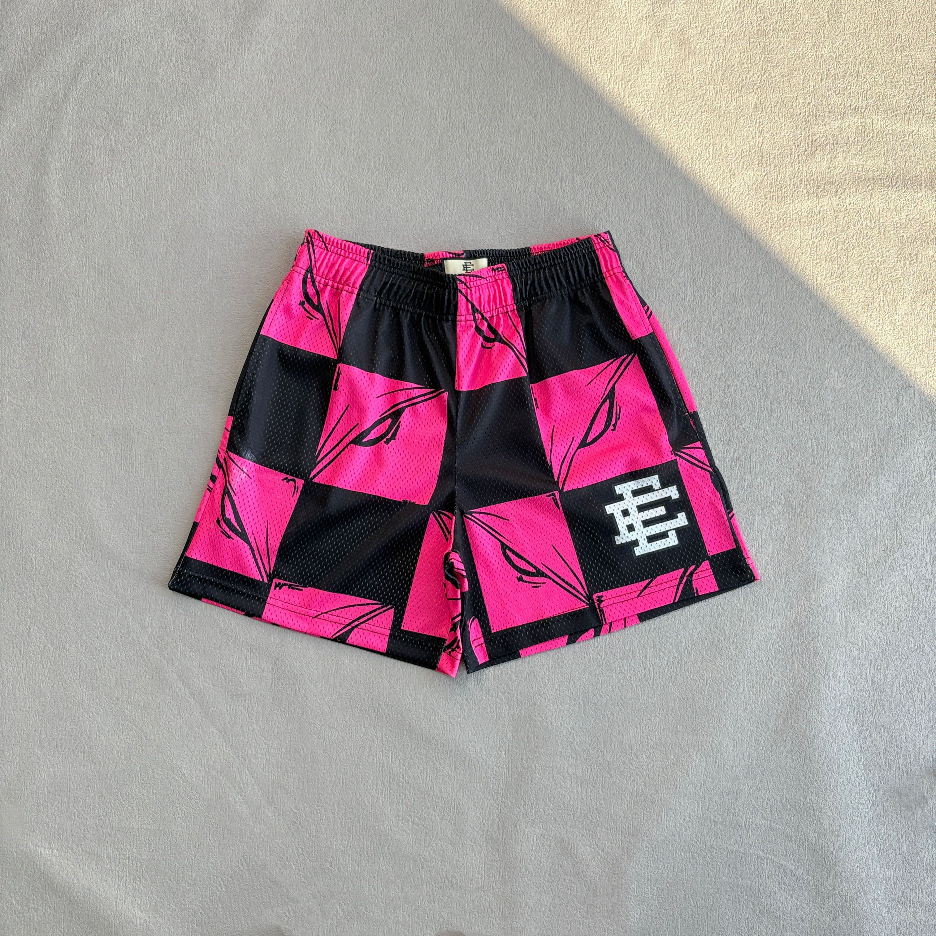 thumbnail for Europe and America EE shorts 25SS men's and women's couples versatile high street casual shorts