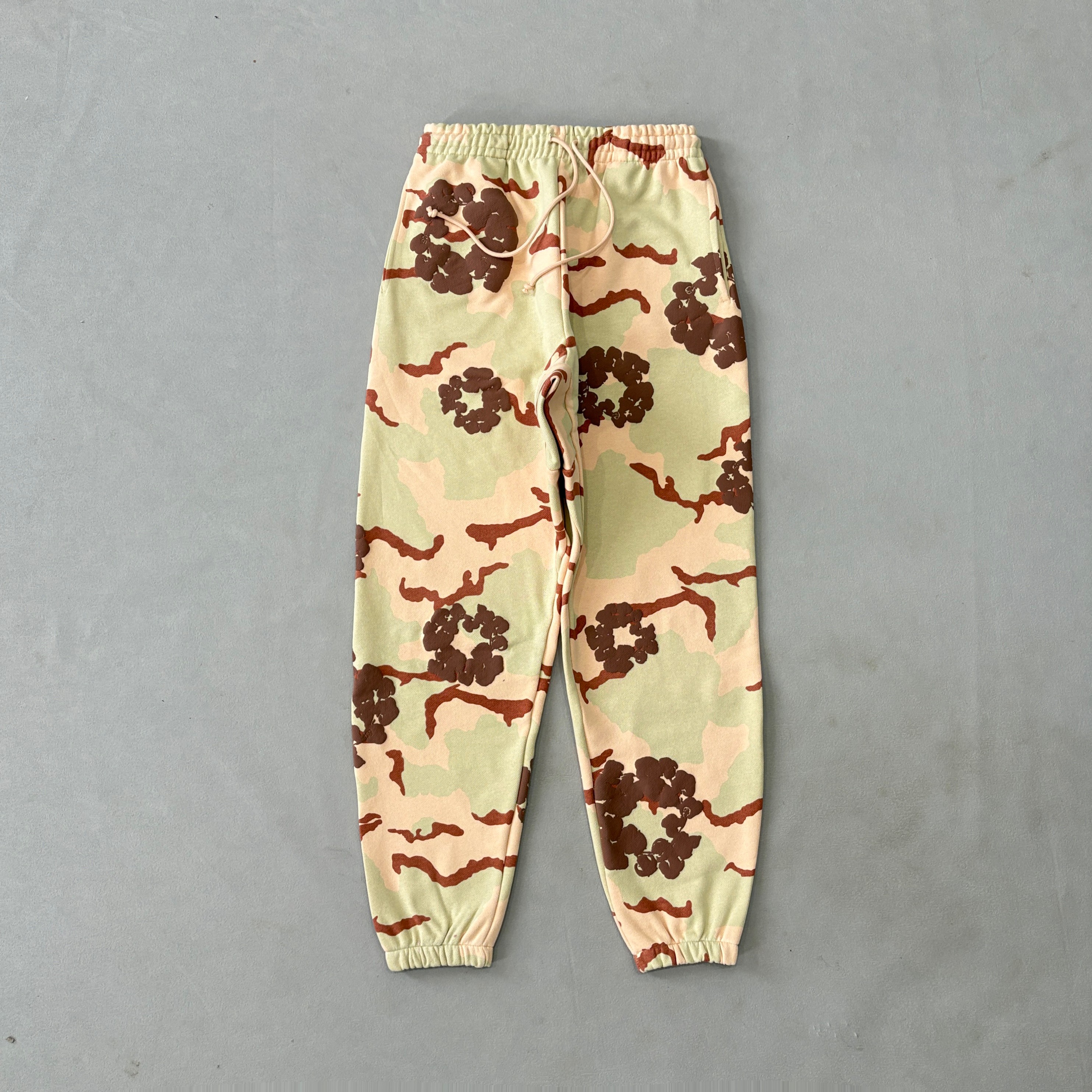 thumbnail for Angel King 25SS denim kapok camouflage floral zipper sweatshirt sweatpants unisex