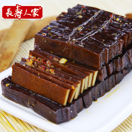 长寿人家鸡汁味酱干平江特产香辣豆腐干子零食记忆湖南老牌子小吃