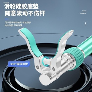 大物羊角头炮台支架头杆架鱼竿架竿架杆头夜光竞技钓鱼配件鹿角头