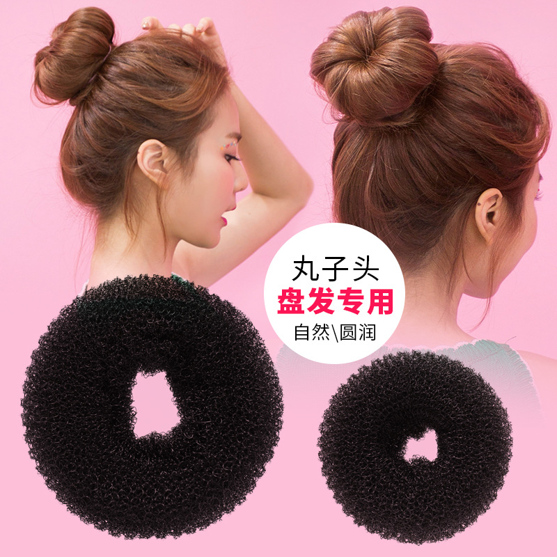 儿童甜甜圈盘发器女懒人蓬松扎成